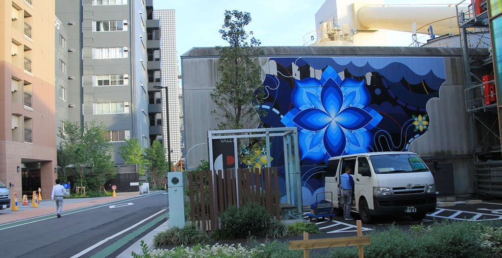 Dónde encontrar murales street art en Tokio