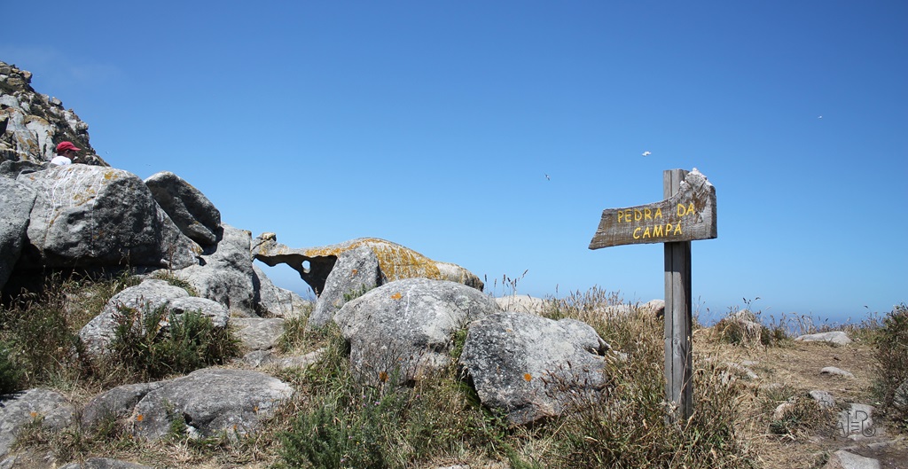 Pedra da Campá en Cíes Senderismo