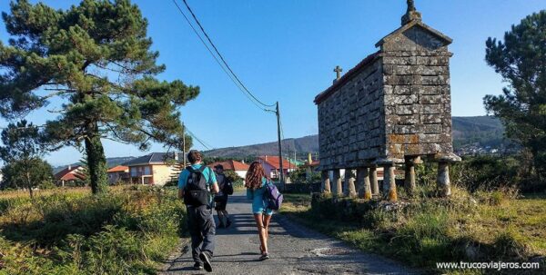 Camino de Santiago en Lires Hórreos