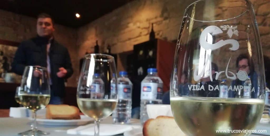Cata de vinos Albariño Condado de Tea