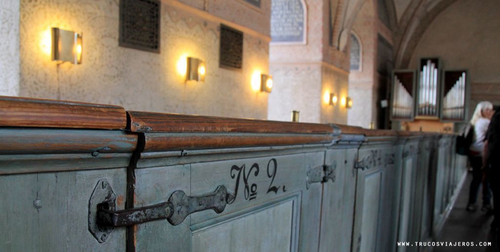 Detalles de la capilla del castillo de Kalmar