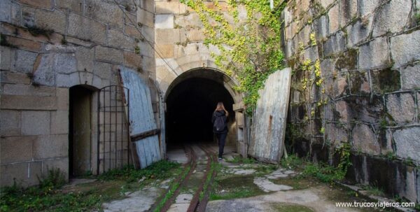 Baterías del castillo de A Palma en Mugardos