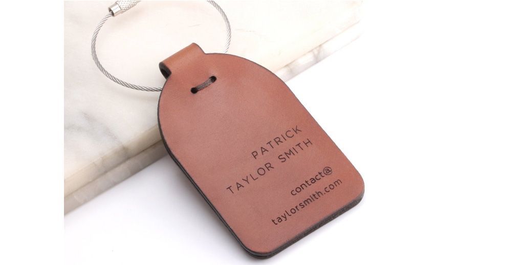 Etiqueta de maletas personalizada