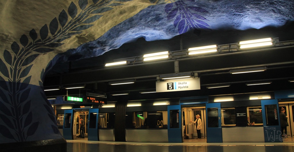 Imágenes del metro de Estocolmo