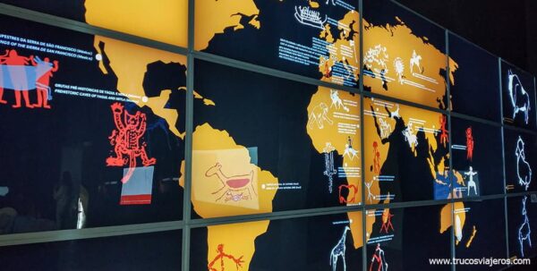 Mapa de los lugares patrimonio de la Humanidad