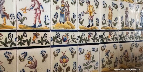 Museo del Vino Portugués, azulejos de la bodega
