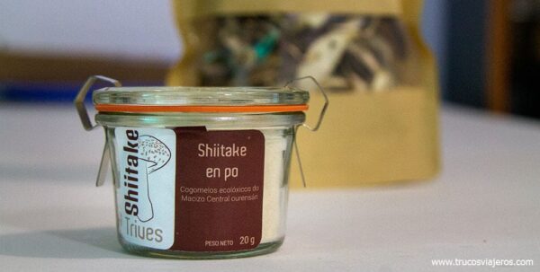 Productor local Shiitake Trives Galicia