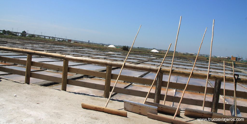 Utensilios para recoger sal Salinas de Aveiro